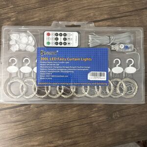Sinamer 300L LED Fairy Curtain Lights
